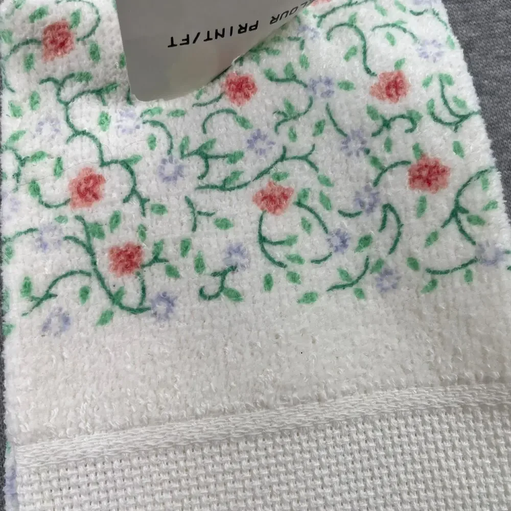 NEW Charles Craft Keepsake Cross Stitch Hand Towel Aida Panel Floral Spring Vine